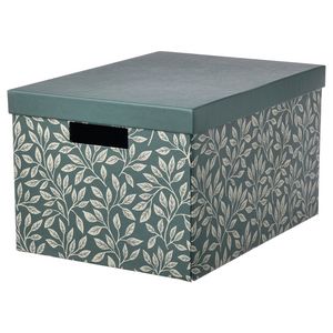 Storage box with lid offers at $7.99 in Ikea