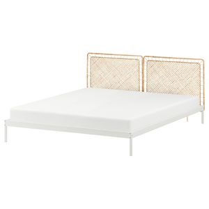 Bed frame with 2 headboards offers at $319 in Ikea