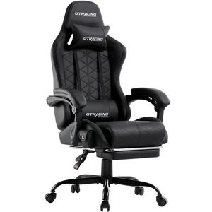 GTRACING GTW-100 Gaming Chair with Bluetooth Speakers and Footrest, Black offers at $149 in Walmart