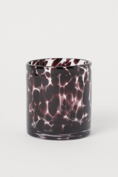 Glass Tea Light Holder offers at $9.99 in H&M