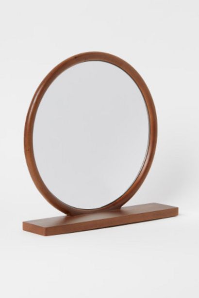Round Mirror with Shelf offers at $15.99 in H&M