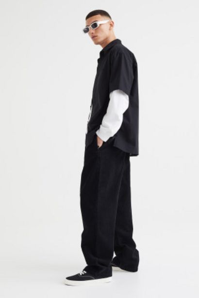 Relaxed Fit Belted Corduroy Pants offers at $25.99 in H&M