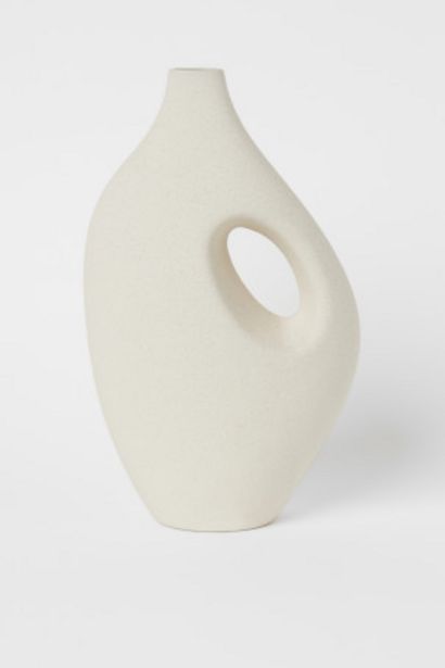 Large Stoneware Vase offers at $16.99 in H&M