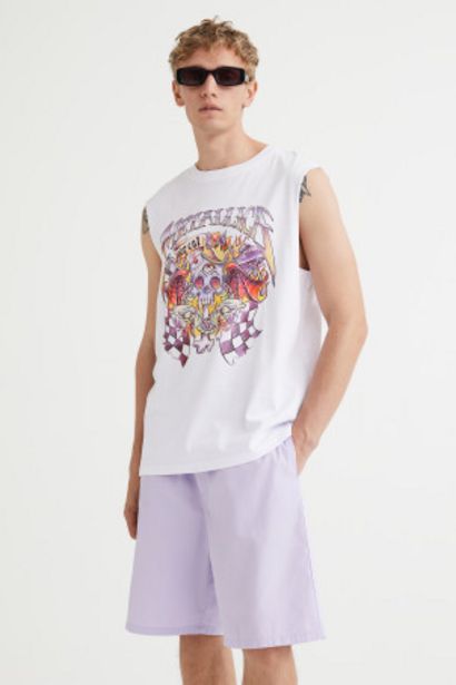 Tank Top with Printed Design offers at $8.99 in H&M