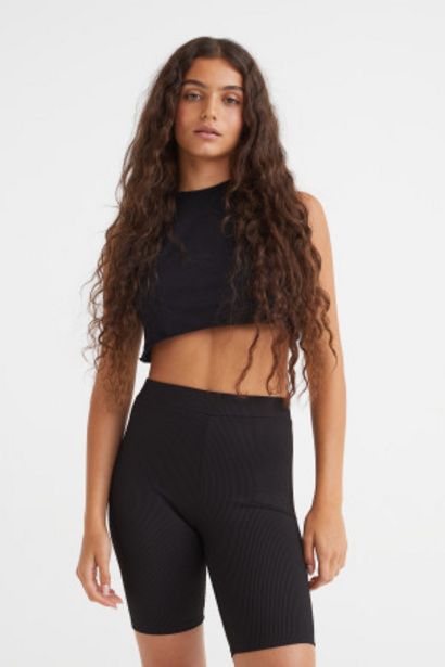 Ribbed Cycling Shorts offers at $5.99 in H&M