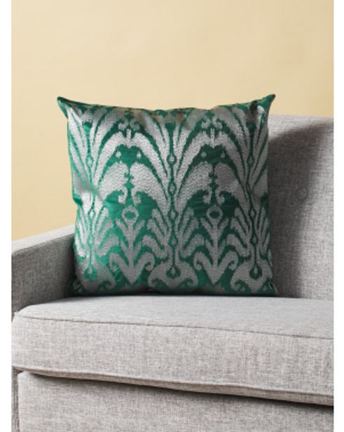 22x22 Metallic Accented Ikat Pillow offers at $15 in Home Goods