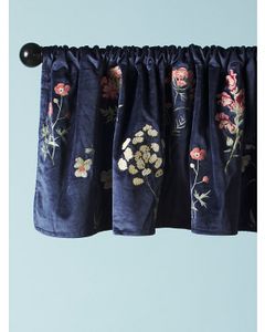50x18 Embroidered Velvet Valance offers at $20 in Home Goods