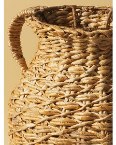 21in Banana Leaf Woven Decorative Vase offers at $39 in Home Goods