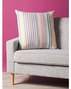24x24 Rainbow Striped Pillow offers at $10 in Home Goods