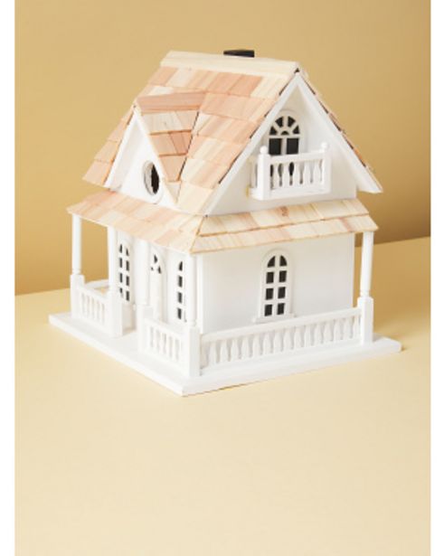 12in Cape May Cottage Bird House offers at $15 in Home Goods