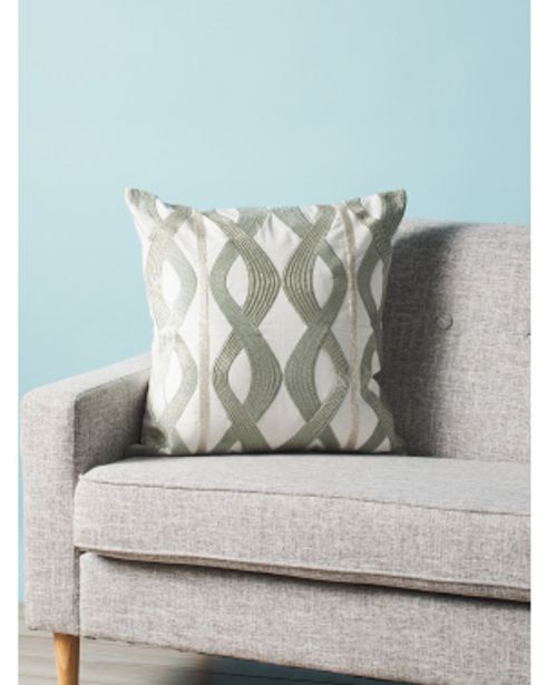 Made In India 22x22 Wave Pattern Pillow offers at $49 in Home Goods