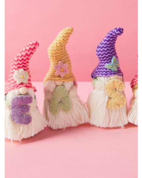 6pk 7in Plush Easter Gnomes offers at $10 in Home Goods