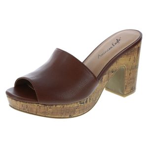 American Eagle Womens Mayella Platform Heel Slide offers at $15 in Payless
