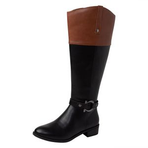 Dexflex Comfort Womens Stassi 2 Tone Riding Boot offers at $18 in Payless