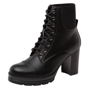 Brash Womens Timber Heeled Combat Boot offers at $21.3 in Payless