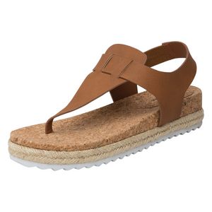 Dexflex Comfort Womens Sophie Footbed Thong Wedge Sandal offers at $6.75 in Payless