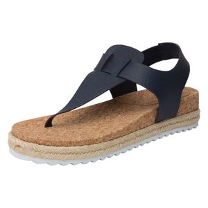 Dexflex Comfort Womens Sophie Footbed Thong Wedge Sandal offers at $10.8 in Payless