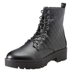 Brash Womens Quilt Presslee Combat Boot offers at $9.75 in Payless