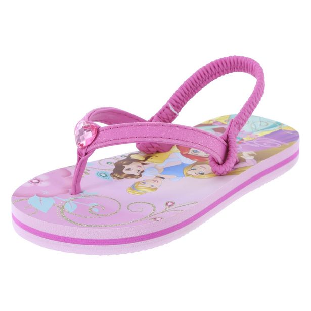 Disney Toddler Girls Jewel Princess Flip Flop Sandal offers at $4.99 in Payless