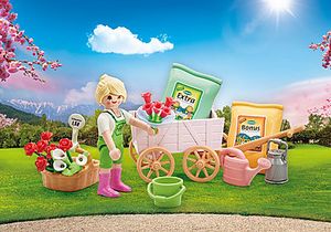 9861 Flower Cart offers at $9.99 in Playmobil
