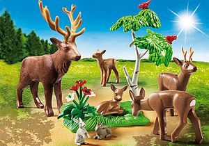 6817 Stag with Deer Family offers at $14.99 in Playmobil