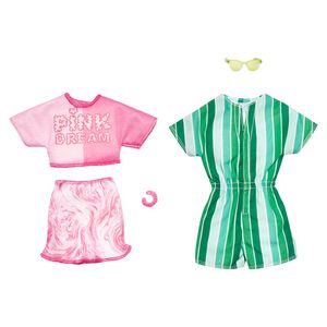 Barbie Clothes, Colorful Fashion Pack For Barbie And Ken Dolls offers at $10.99 in Barbie