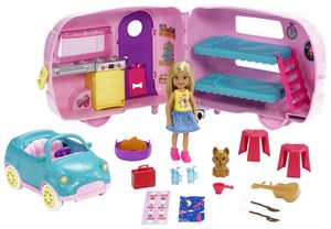 Barbie Toys, Camper Playset With Chelsea Doll, Toy Car And Accessories offers at $34.99 in Barbie