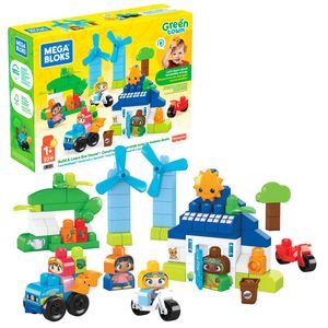 MEGA BLOKS Green Town Build &amp; Learn Eco House Blocks For Toddlers 1-3 offers at $32.99 in Barbie
