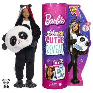 Barbie Cutie Reveal Doll with Panda Plush Costume &amp; 10 Surprises offers at $24.99 in Barbie
