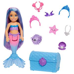 Barbie Mermaid Power Chelsea Mermaid Doll With 2 Pets &amp; Accessories offers at $16.99 in 