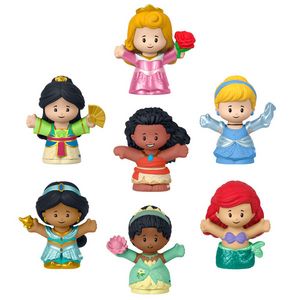 Fisher-Price Little People Disney Princess Toys, 7-Figure Pack For Toddlers And Preschool Kids offers at $21.99 in Barbie