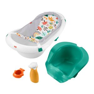 Fisher-Price Baby Bath Tub, 4-In-1 Sling 'N Seat Newborn To Toddler Tub, Whimsical Forest offers at $44.99 in Barbie