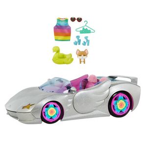 Barbie Car, Barbie Extra Set With Sparkly 2-Seater Toy Convertible offers at $32.99 in Barbie
