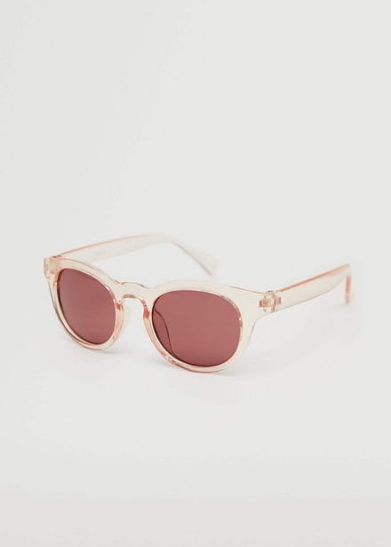 Clear frame sunglasses offers at $7.99 in Mango