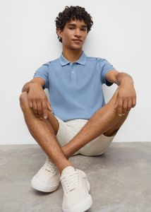 100% cotton polo shirt offers at $7.99 in Mango