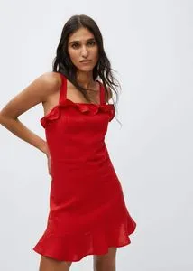 100% linen dress offers at $25.99 in Mango