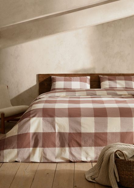 Cotton gingham check tablecloth 5906x8661 in offers at $39.99 in Mango