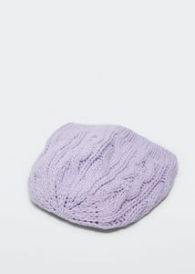 Knitted braided hat offers at $9.99 in Mango