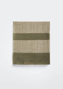 Striped scarf offers at $19.99 in Mango