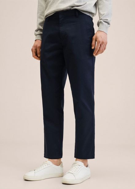 Cotton chinos offers at $29.99 in Mango