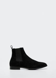 Leather Chelsea ankle boots offers at $99.99 in Mango