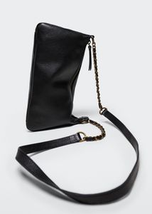 Pebbled leather bag offers at $29.99 in Mango