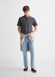 100% cotton polo shirt offers at $15.99 in Mango