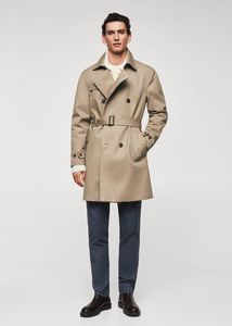 Classic water-repellent trench coat offers at $229.99 in Mango