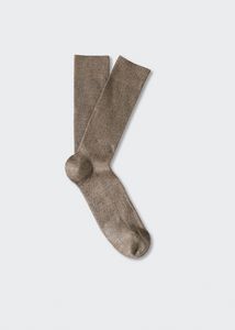 Basic cotton socks offers at $9.99 in Mango