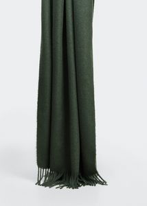 Fringed edge scarf offers at $27.99 in Mango