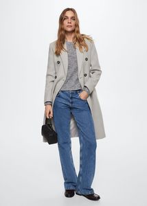 Tailored wool coat offers at $79.99 in Mango