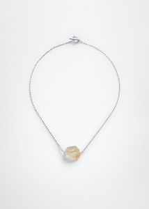Stone pendant necklace offers at $29.99 in Mango