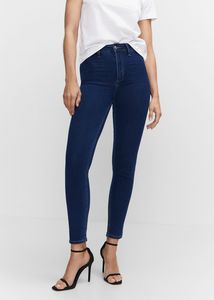 High-waist cotton-blend jeggings offers at $29.99 in Mango