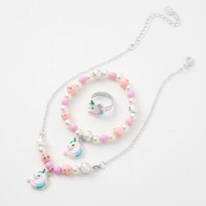 Claire's Club Lilac Unicorn Jewelry Set - 3 Pack offers at $4.99 in 